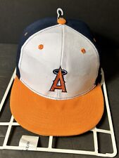 LA Angels of Anaheim Cal State Fullerton CSUF Titan Baseball Hat Cap Orange Used