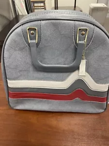 Vtg Ajay Deluxe Bowling Ball Bag Gray/White/Red NWT - Picture 1 of 9