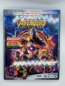 Nuevo Marvel Disney Avengers Infinity War Blu-ray Código Digital Cubierta Dura Funda - Imagen 1 de 1