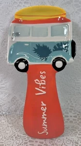 Boston Warehouse Ceramic 9in Summer Vibes Spoon Rest #34552 - Imagen 1 de 2