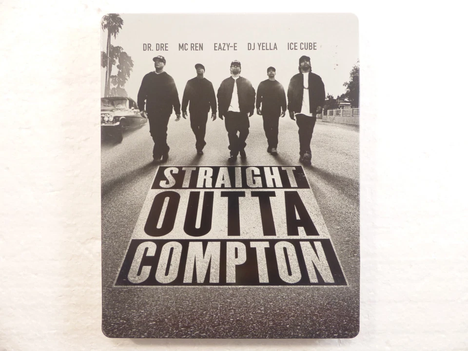Straight Outta Compton - SteelBook (Blu-ray + DVD, 2015, 2-Disc Set) 2015 Crime - Image 1 of 4