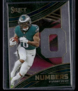 2023 Panini Select #NMB-DSW D'Andre Swift Select Numbers Philadelphia Eagles - Picture 1 of 2