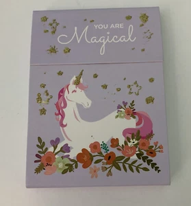 Almohadilla de papel para cuaderno Tri Coastal Design para lista de tareas Unicornio eres mágico nueva - Imagen 1 de 6