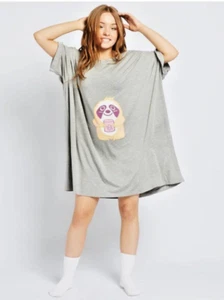 The Oodie Sloth Oversized Sleep Tee T - one size Brand New With Tags BNWT - Picture 1 of 5