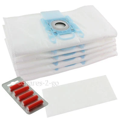 5 x Vacuum Cleaner G Type Cloth Dust Bags & Filter For Bosch Hoover Bag + Fresh - Image 1 of 3
