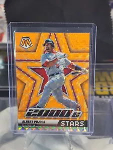 Albert Pujols 2022 Panini Mosaic 2000's Stars Reactive Orange Mosaic Prizm #299 - Picture 1 of 2