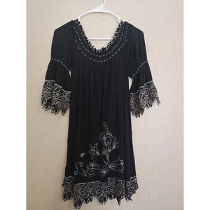  Mini Vestido/Túnica Urban Mango Hombro Descubierto Talla Pequeña - Imagen 1 de 5