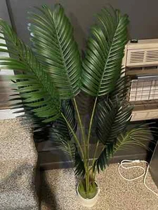 NEU 4' Künstliche Palme 4 Fuß Faux Areca Palme Pflanze Verstellbare Zweige NEU - Bild 1 von 4
