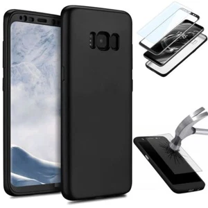 Coque Intégrale 360° + Verre Trempé pour Samsung A20e A10 A31 A32 A40 A50 A71 - Photo 1/8