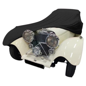 Indoor car cover fits Jaguar SS100 bespoke Berlin Black cover Without mirrorp... - Picture 1 of 11
