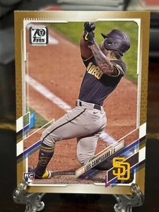2021 Topps #381 Luis Campusano Gold #/2021 RC - San Diego Padres - Picture 1 of 2