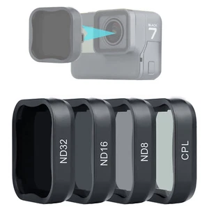4-Pack Lens Filter CPL ND8 ND16 ND32 Filter for GoPro Hero 7 6 5 Black - Picture 1 of 10