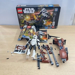 Lego 75532 Star Wars Scout Trooper & Speeder Bike - Inc Caja, Libro y Pegatinas - Imagen 1 de 8