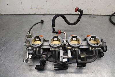 13-18 KAWASAKI NINJA ZX6R MAIN FUEL INJECTORS / THROTTLE BODIES BB682 - Image 1 of 4