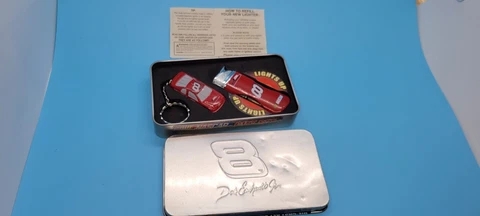Dale Earnhardt Junior NASCAR gift set Keychain and Lighter Cover