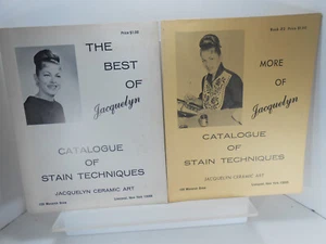 The Best Of And More Of JACQUELYN CERAMIC STAIN TECHNIQUES 2 How-To BOOKS - Picture 1 of 4