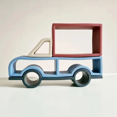 Car Building Blocks, Soft Silicone, Stack Your Own Vehicle, Children Toy/present - Image 1 of 4