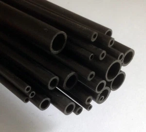 Tubo carbone carbonio Ø esterno 3, Ø interno 2, lunghezza 1000 mm - Foto 1 di 1