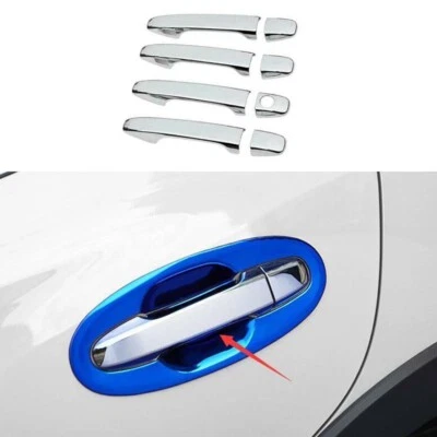For Subaru Forester Outside Smart Door Handle 8PCS Cover Trim Chrome 2014-2018 Foto 1 de 4