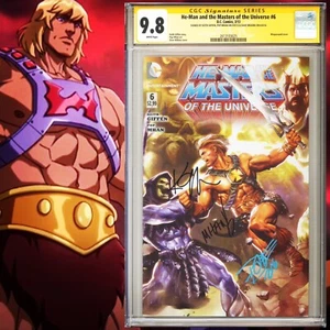 CGC 9.8 SS He-Man and the Masters of the Universe #6 signed Giffen Wilkins Mhan - Picture 1 of 2