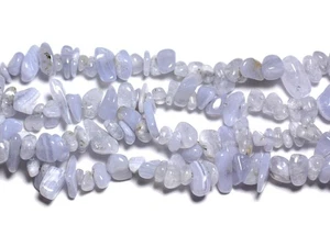 110pc environ - Perles Rocailles Chips de Calcédoine 5-10mm   4558550035868 - Imagen 1 de 1