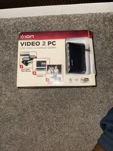 ION Video 2 PC VHS VCR to Computer USB Video Conversion System - Open Box - Afbeelding 1 van 4