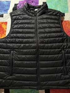Chaleco acolchado Ozark Trail ligero para hombre talla 3XL 54-56 chaleco negro MANGA MENOS - Imagen 1 de 4