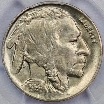 1934-D 5c Buffalo Nickel - PCGS MS 64 - Image 1 of 4