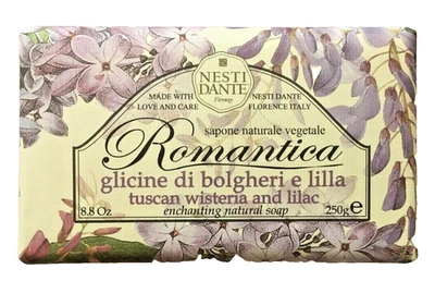 (30,- € / kg) NESTI DANTE 250g Seife Romantica Tuscan Wisteria and Lilac Flieder