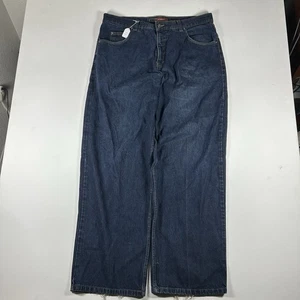 Pantalones de mezclilla holgados vintage azul ancla para hombre 38x34 azul Beyond grunge Y2K - Imagen 1 de 10