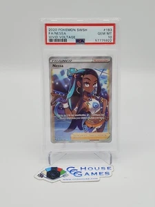 Nessa 183/185 PSA 10 FULL ART HOLO POKEMON Vivid Voltage #V5 *CCGHouse* - Picture 1 of 12