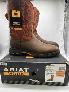 Botas Ariat Workhog Para Hombre Talla 11 D Cuero Marrón Puntera Cuadrada EH 10005888 - Imagen 1 de 9