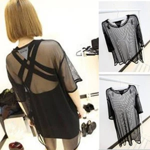 Women Smock Vacation Casual Holiday Home Regular Round Neck Short Sleeve - Picture 1 of 8