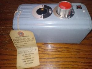 Vintage Cutler Hammer 10250H2727A Inch/Stop/On Run Industrial Control Switch NOS - Picture 1 of 8