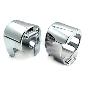 Cubierta de carcasa de interruptor cromada para Yamaha V-Star Xvs 650 modelos clásicos Silverado - Imagen 1 de 7