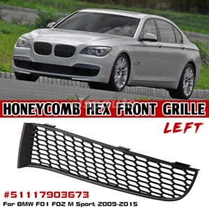 Left Front Bumper Lower Grille 51117903673 For For BMW F01 F02 M Sport 2009-2015 - Picture 1 of 9