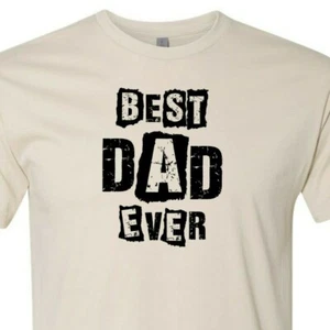 Camiseta Best Dad Ever Divertida Regalo Día del Padre Cumpleaños Marido Paso Fiesta Verano - Imagen 1 de 12
