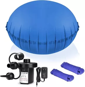 Cuscino d'aria per piscina 3,6 piedi, cuscino gonfiabile piscina rotondo copertura piscina cuscino per sopra G - Foto 1 di 7