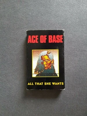 ACE OF BASE - ALL THAT SHE WANTS Cassette Single UK 1992 London Rec. 861 270-4  - Image 1 of 4