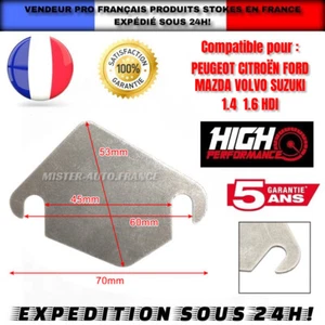 Plaque Obturation Suppression EGR Peugeot Citroen 1.4 1.6 HDI Ford Mazda Volvo - Imagen 1 de 10