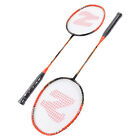 Carbon Alloy Badminton Rackets Wire Protector For Training Double Orange