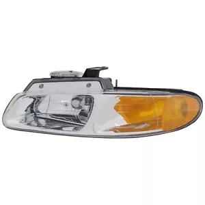 Left Halogen Head Lamp Assembly Fits 1996-1999 Chrysler Town & Country 4857041AB - Picture 1 of 4