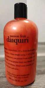Philosophy "Passion Fruit Daiquiri" Shampoo, Shower Gel & Bubble Bath! 16 oz NEW - Picture 1 of 3