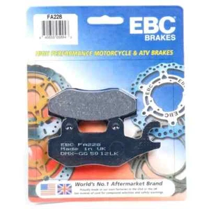 Genuine EBC FA228 Brake Pads Motorcycle High Friction Organic 2 SETS - Picture 1 of 3