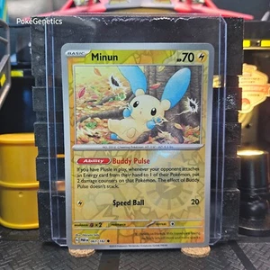 Minun Paradox Rift Reverse Holo Pokémon TCG 061/182 Scarlatto e Viola Comune - Foto 1 di 6