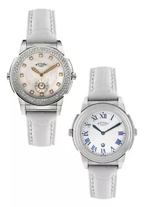ROTARY REVERSIBLE LADIES SWISS MADE WATCH - Picture 1 of 9