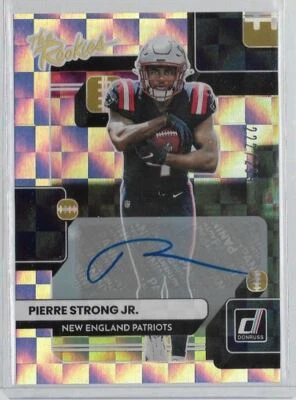 2022 Donruss #TR-39 Pierre Strong Jr. The Rookies Autographs #/299 - Image 1 of 2