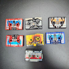 7 Vintage Transformers Mini Cassette Tape Lot, G1, Rare Collectibles 🤖📼