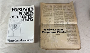 "Poisonous Plants of the United States" by Muenscher and Article by Susan Seder - Picture 1 of 16