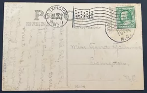 Lexington, NC Post Card mailed Sep 20, 1911 to Lexington, NC - TRANSIT ISSUE - Picture 1 of 2
